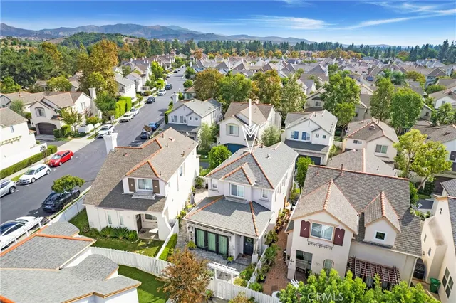 a view of a city with a building in the background