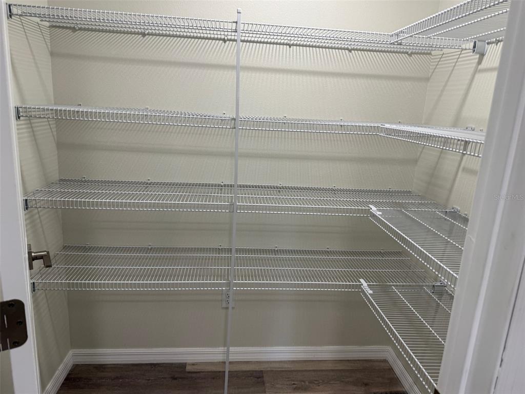 13465 Canyon Swallow Road Weeki Wachee, FL 34614 - Photo 10 of 22 a view of walk in closet with empty racks