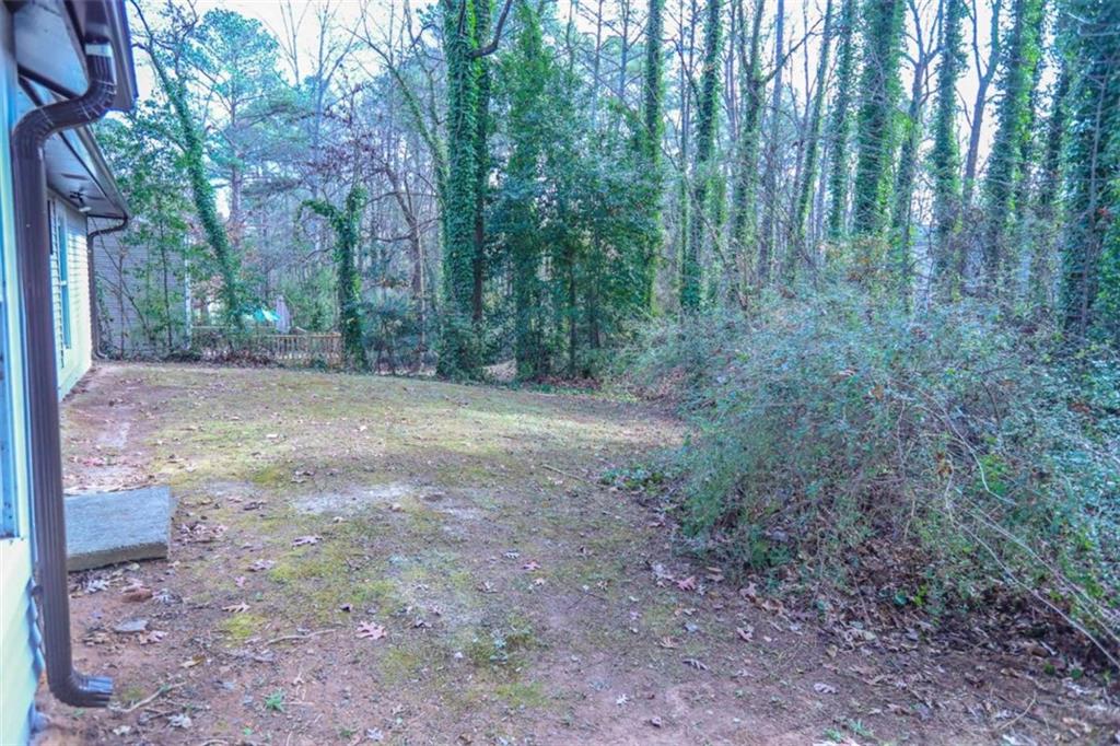 1967 Singer Way Lithonia, GA 30058 - Photo 15 of 27 a view of a forest with trees in the background