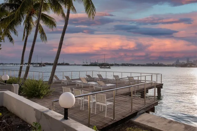 a view of an outdoor space and swimming pool