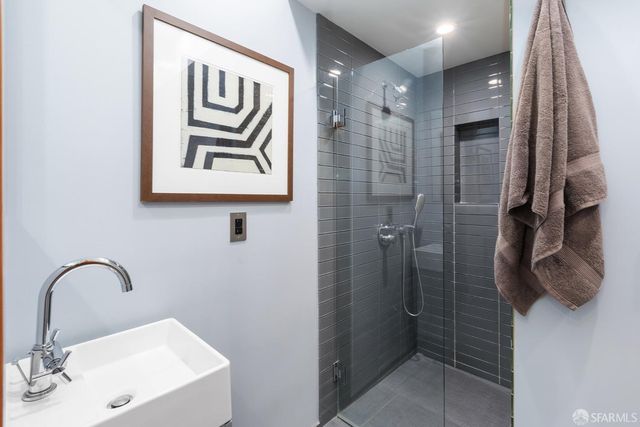 a view of a city & street