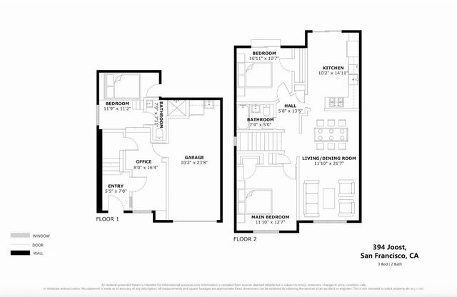 $1,365,000 | 394 Joost Avenue, San Francisco, CA 94131