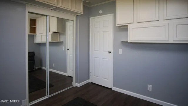 a view of empty room