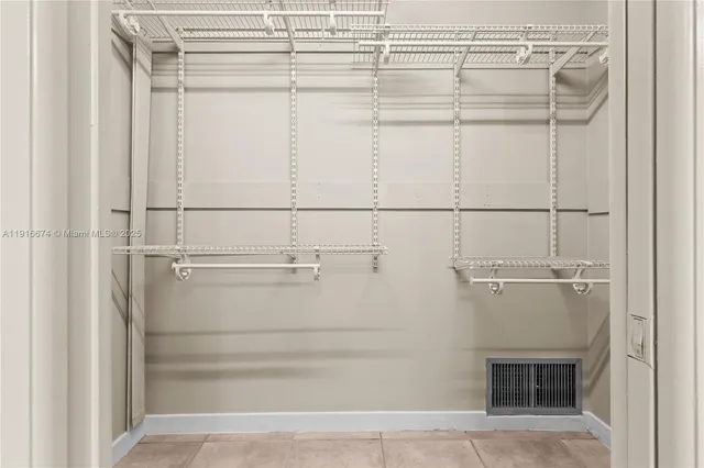 a view of a closet