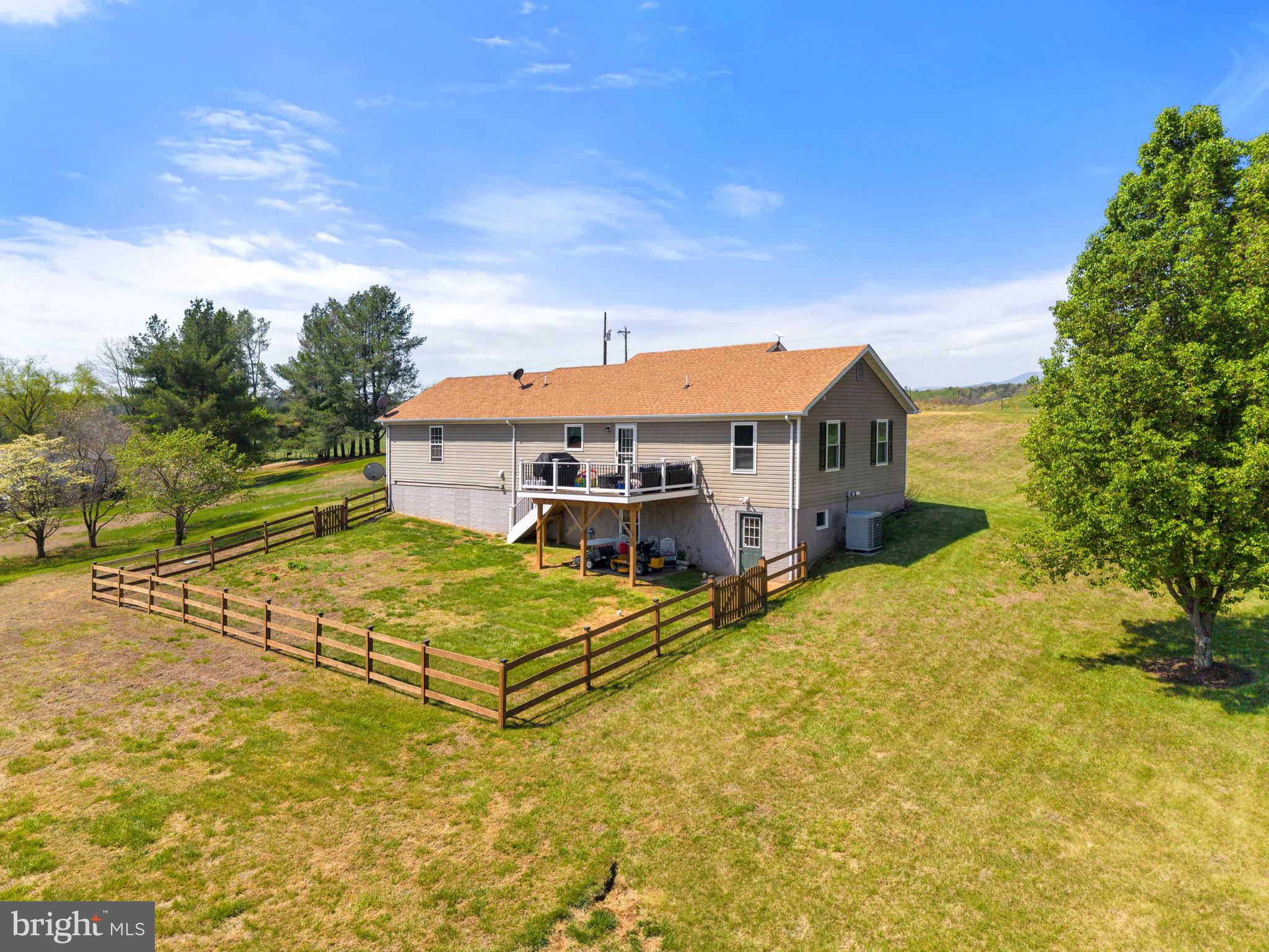 1388 Novum Church Road Reva, VA 22735 - Photo 61 of 65 a view of a house with basketball court
