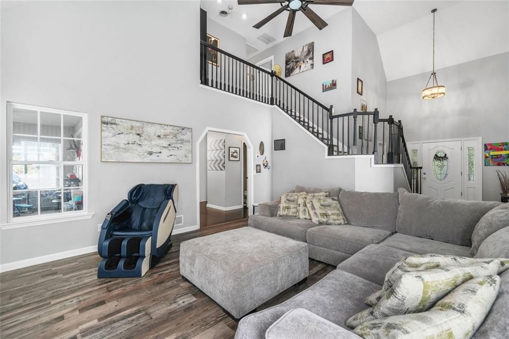 4835 Liberty Road Villa Rica, GA 30180 - Photo 14 of 72 a living room with furniture and wooden floor