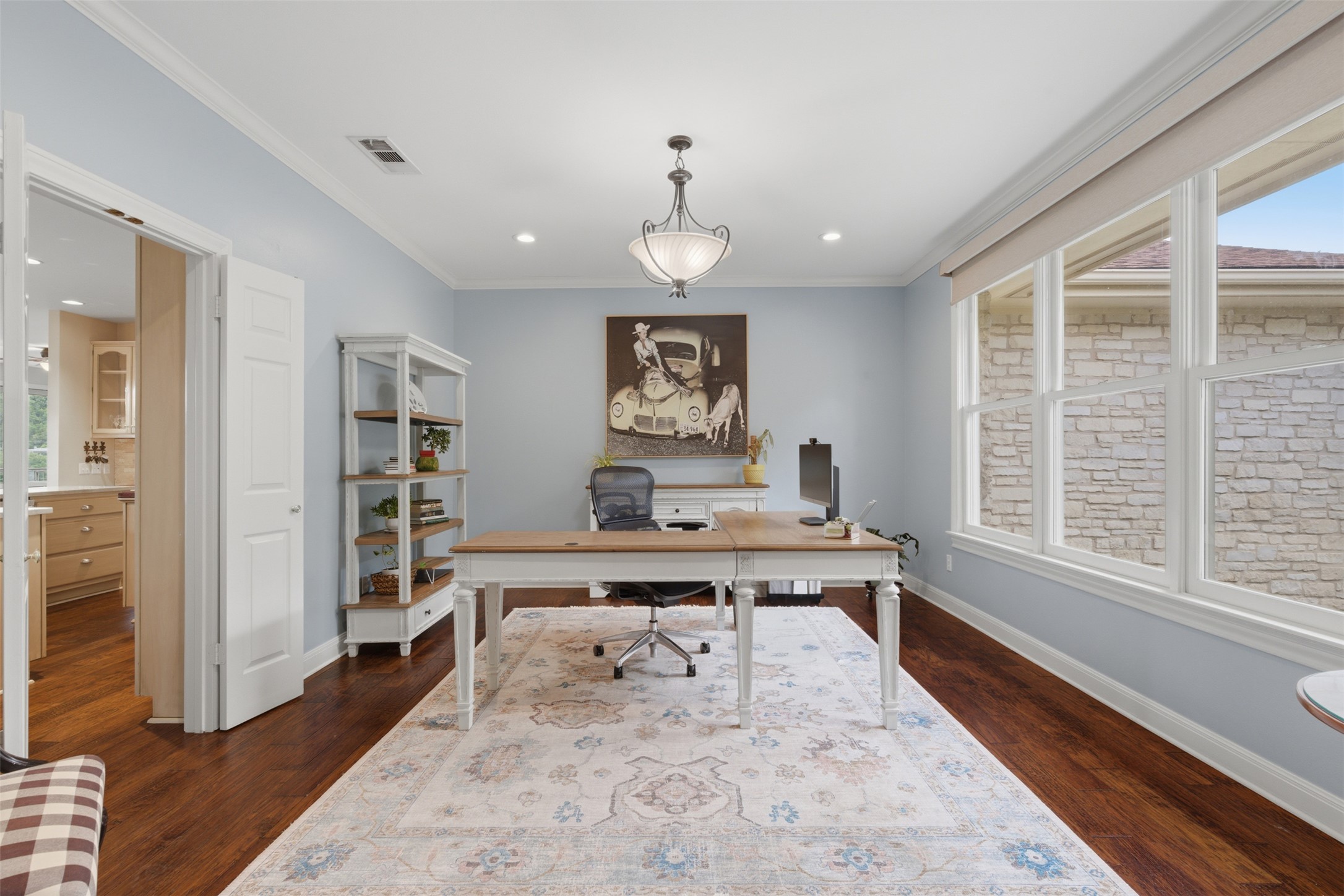 1504 Twilight Ridge Drive Austin, TX 78746 - Photo 10 of 30 What used to be formal dining makes a perfect office.