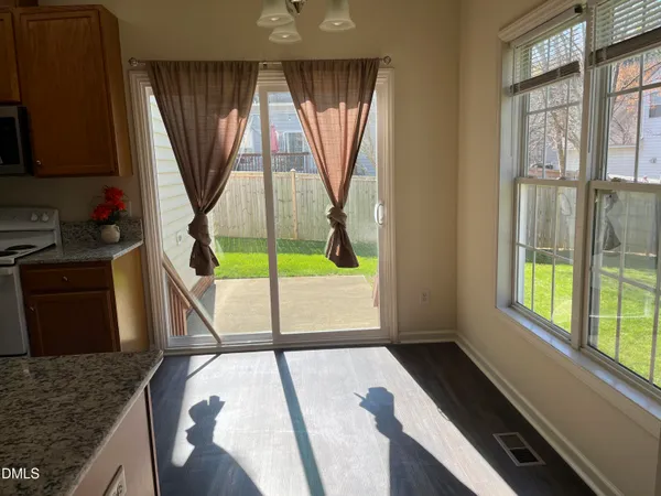 a room with window