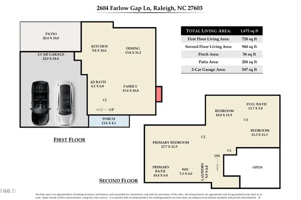 $430,000 | 2604 Farlow Gap Lane, Raleigh, NC 27603