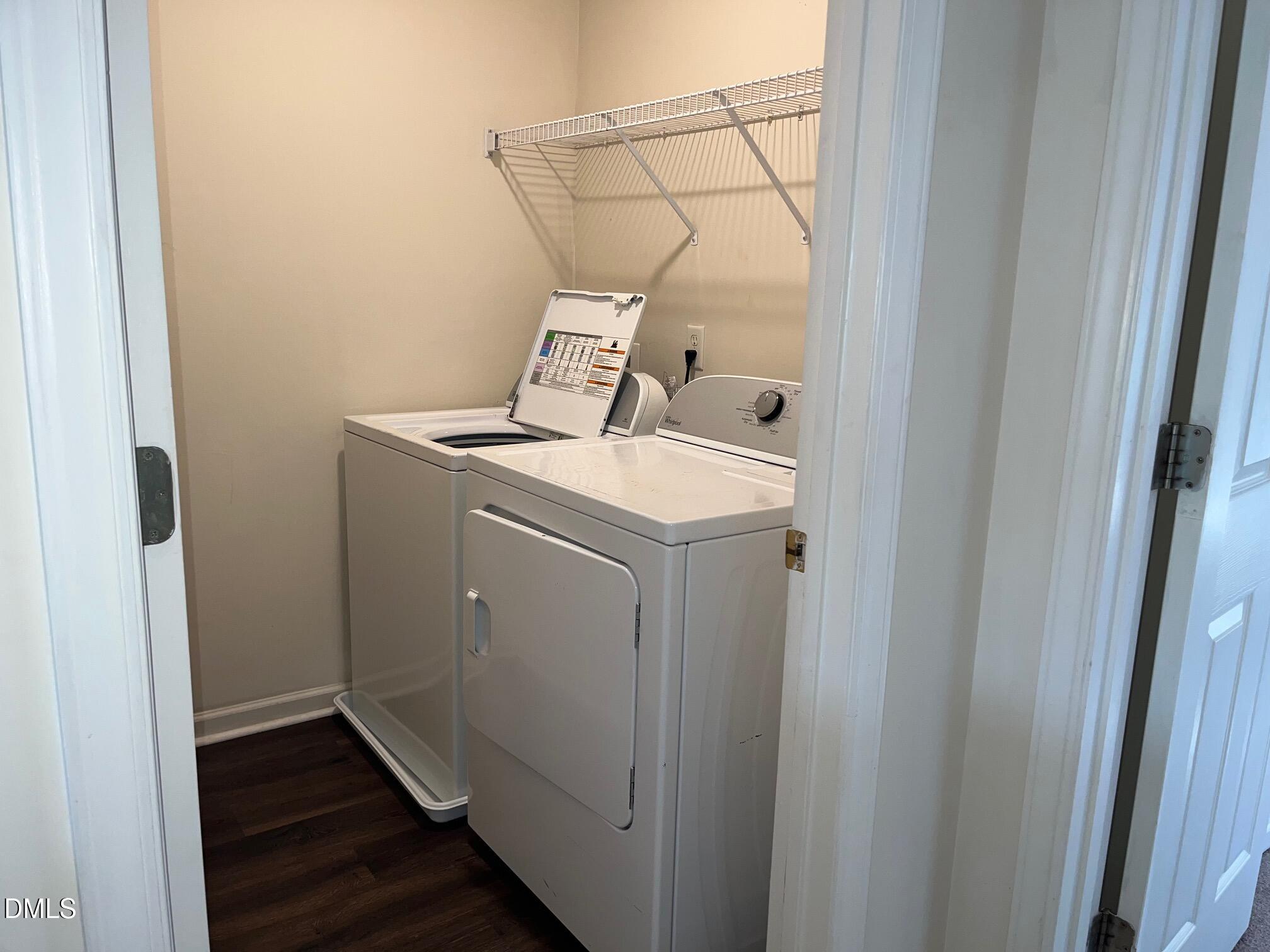 2604 Farlow Gap Lane Raleigh, NC 27603 - Photo 26 of 28 a utility room with dryer and washer