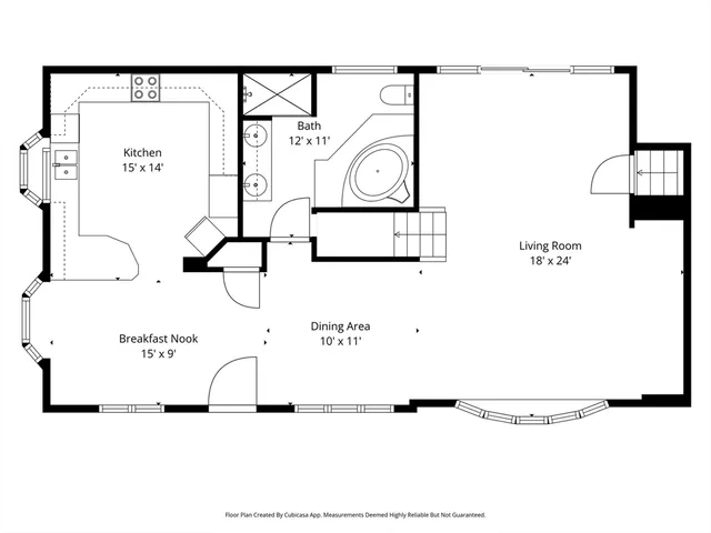 a picture of a floor plan