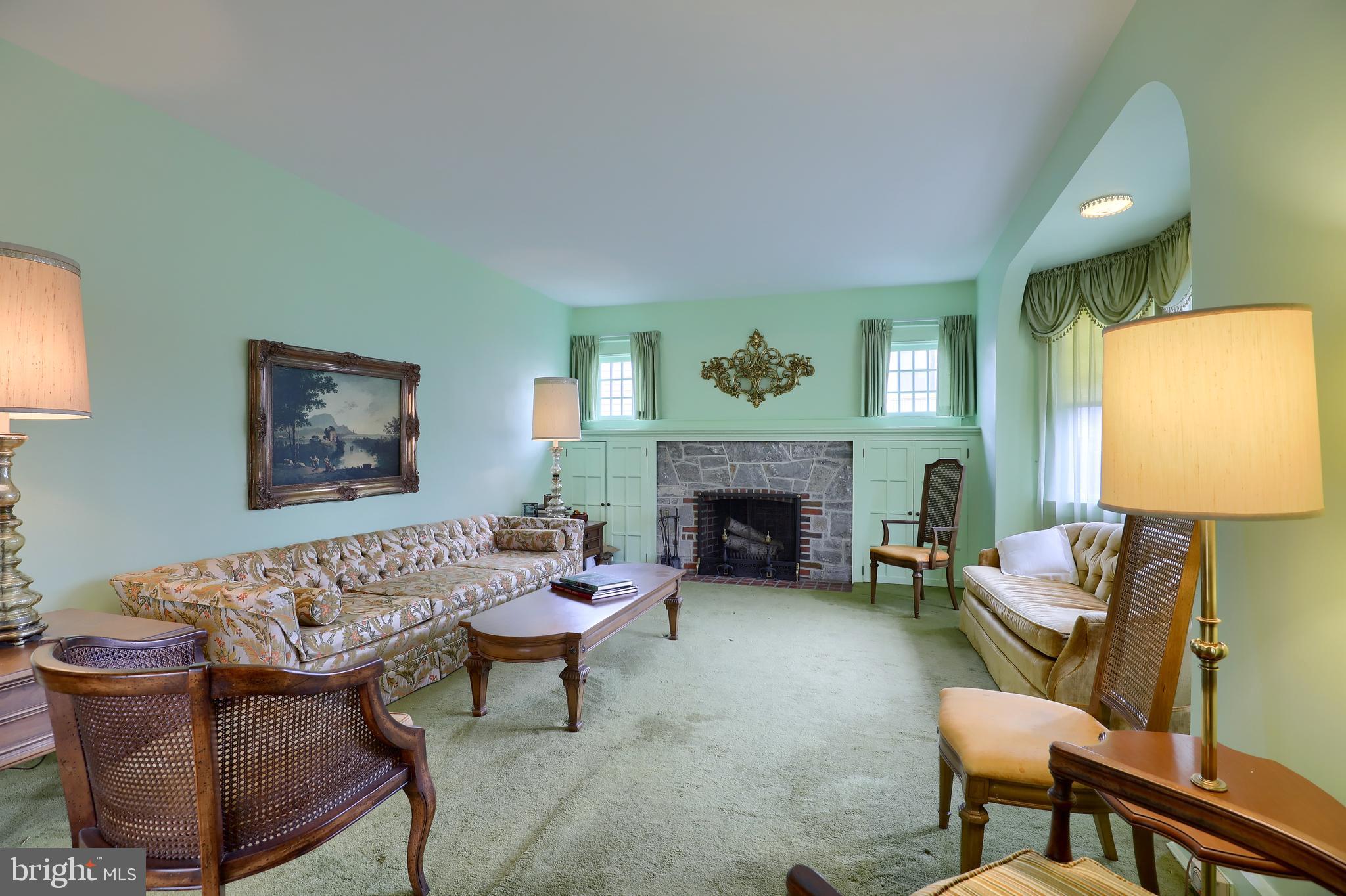 620 South Spruce Street Lititz, PA 17543 - Photo 16 of 57 a living room with furniture and a fireplace