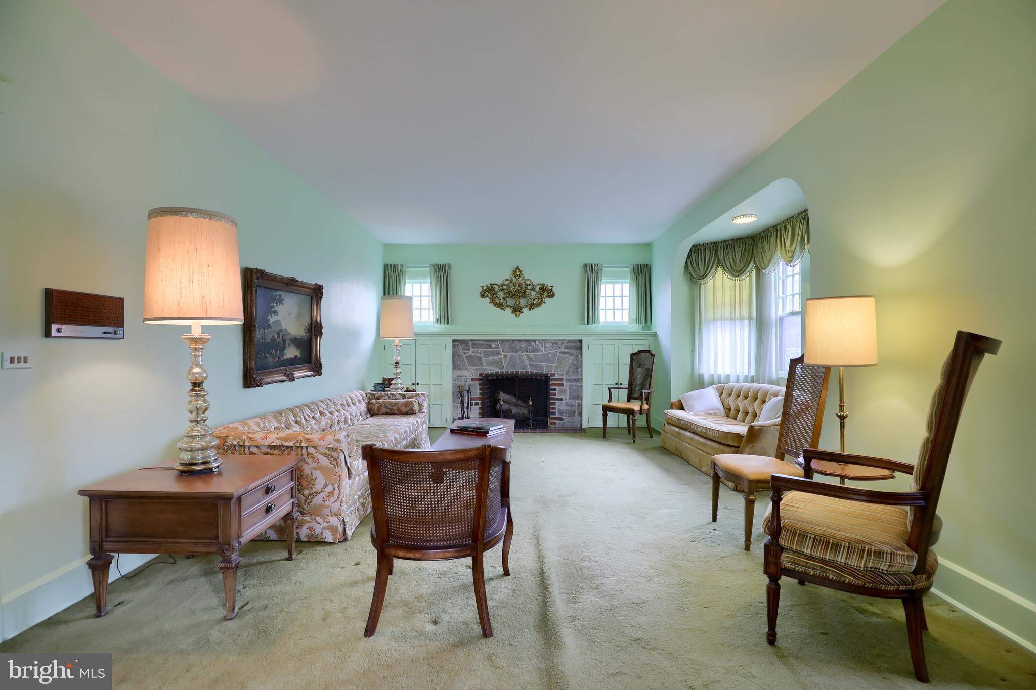 620 South Spruce Street Lititz, PA 17543 - Photo 20 of 57 a living room with furniture a fireplace and a lamp