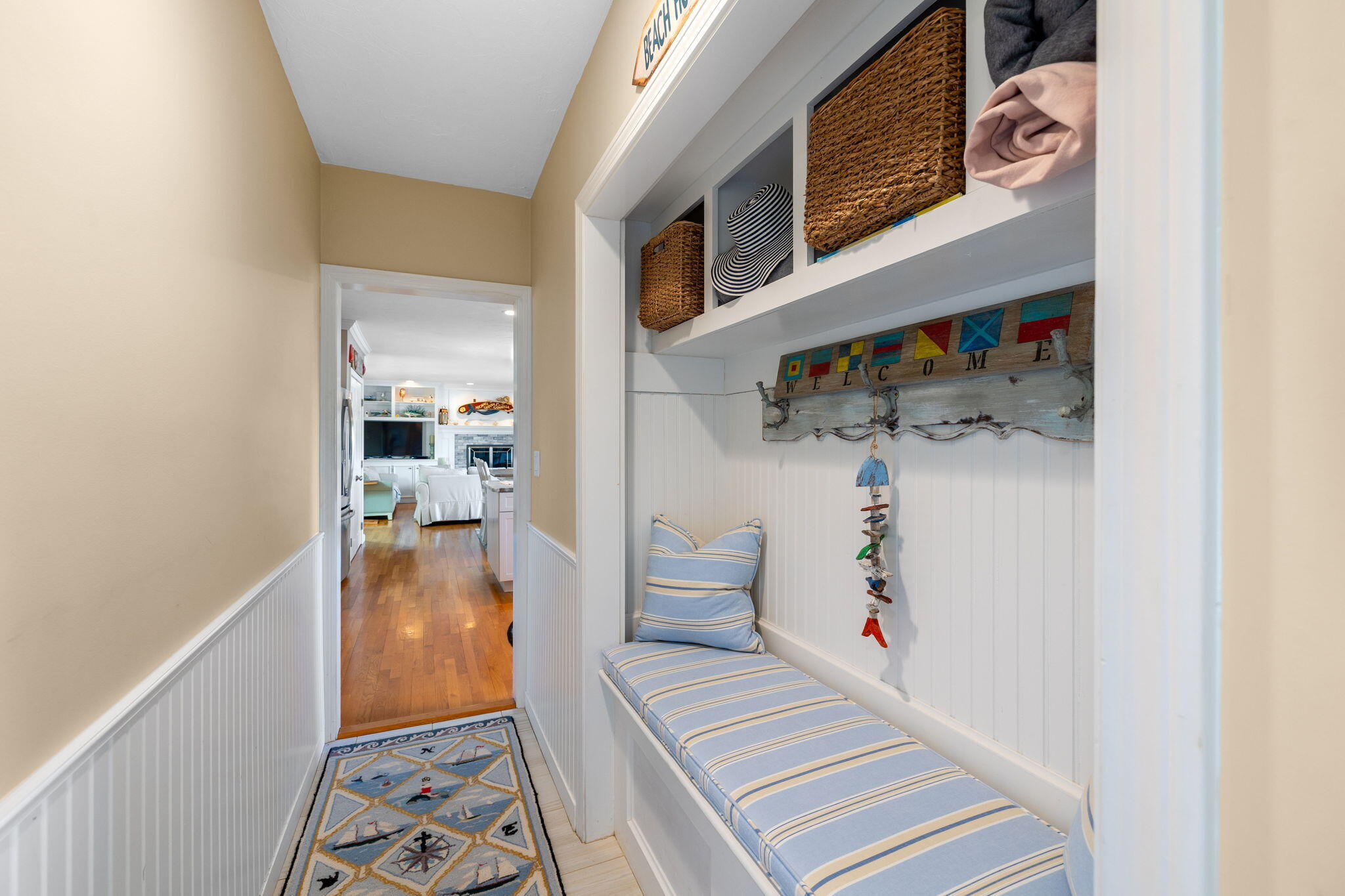 33 Torrey Road East Sandwich, MA 02537 - Photo 21 of 39 a hallway with a baby crib furniture and entryway