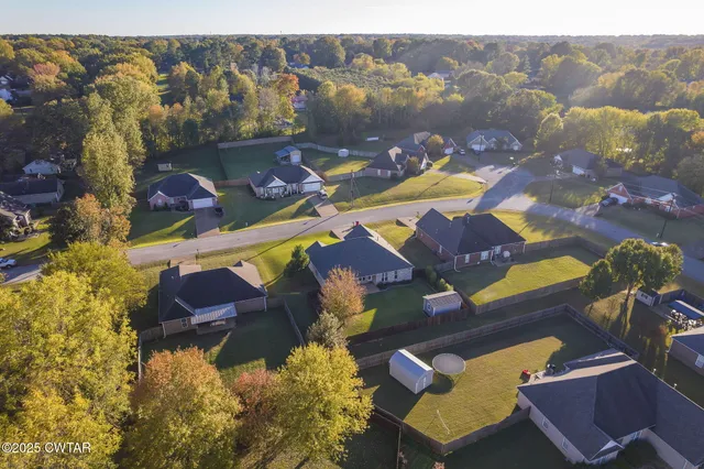 a bird view of a house