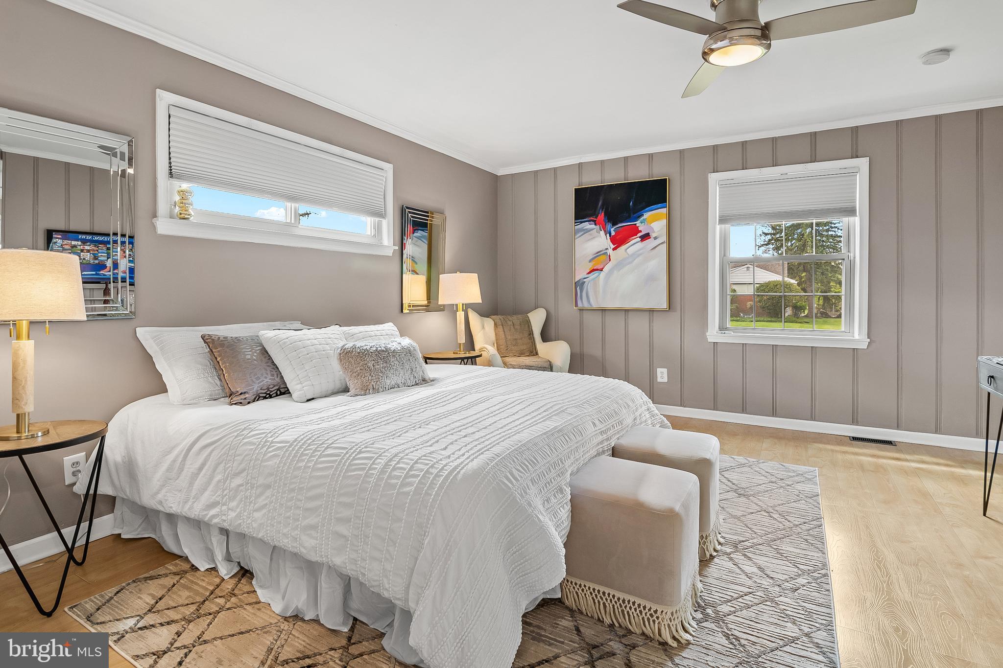 3302 Northbrook Road Pikesville, MD 21208 - Photo 22 of 45 a bedroom with a bed and a window