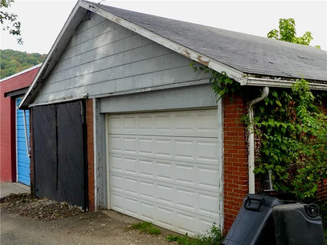 a backyard of a house