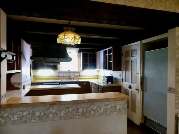 a view of lobby with furniture