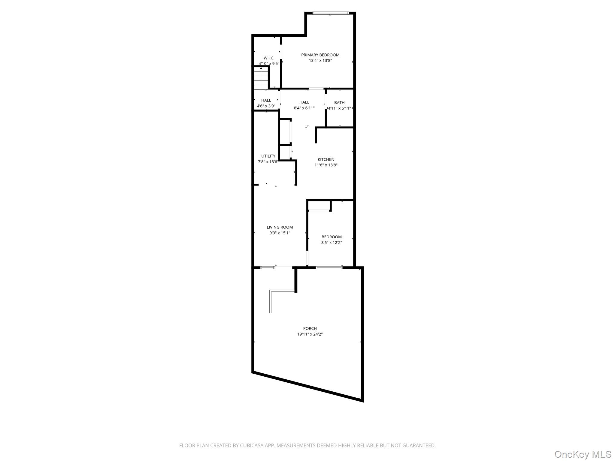 863 Home Street Bronx, NY 10459 - Photo 44 of 46 a picture of a room with a white wall and a white
