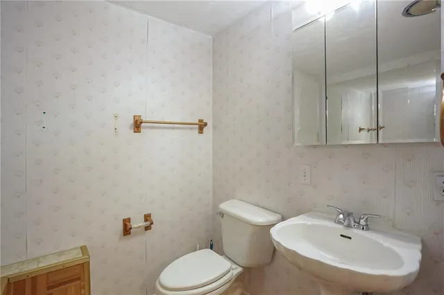 a view of a room with windows