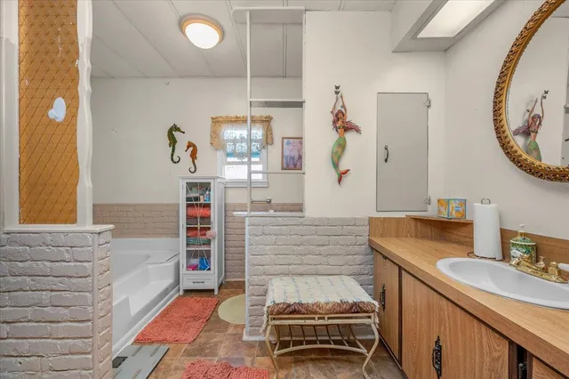 a picture of a room with a sink