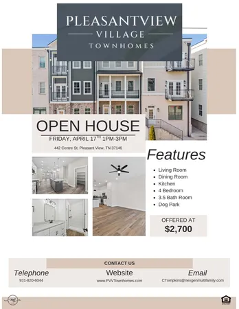 $2,700 | 442 Centre Street, Pleasant View, TN 37146