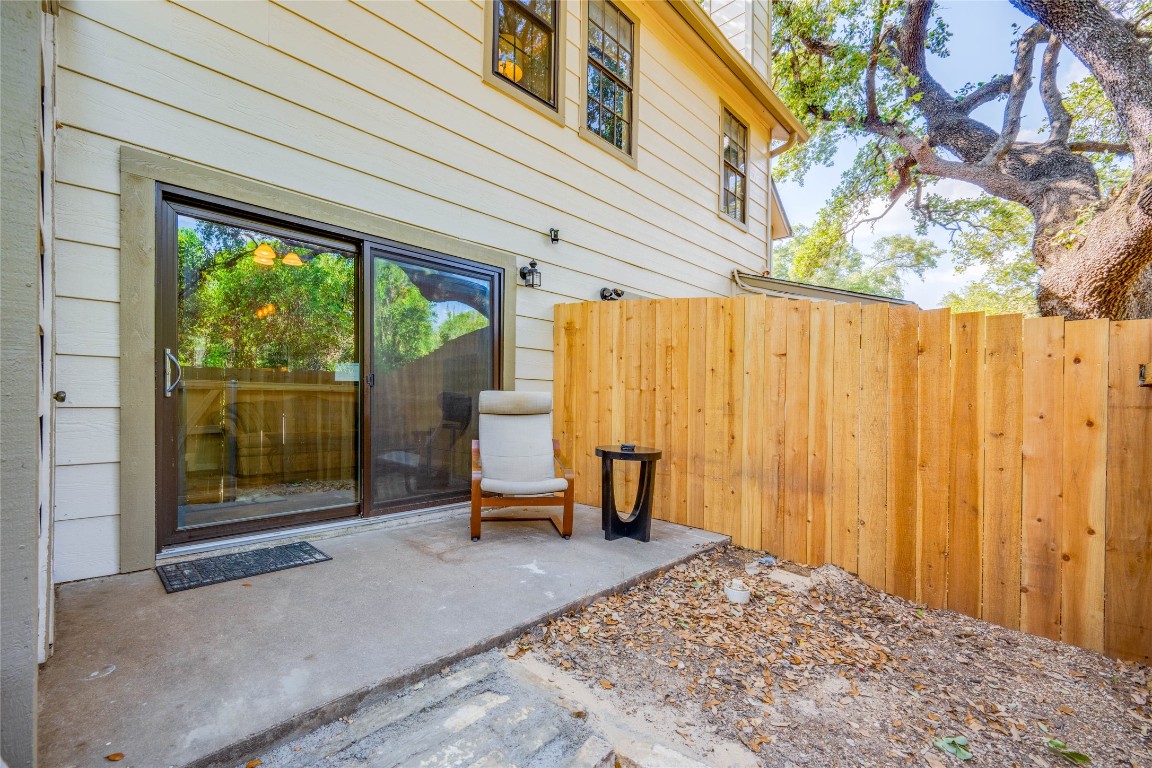 11821 Bittern Hollow, Unit 34 Austin, TX 78758 - Photo 22 of 24 Entrance to property featuring a patio area