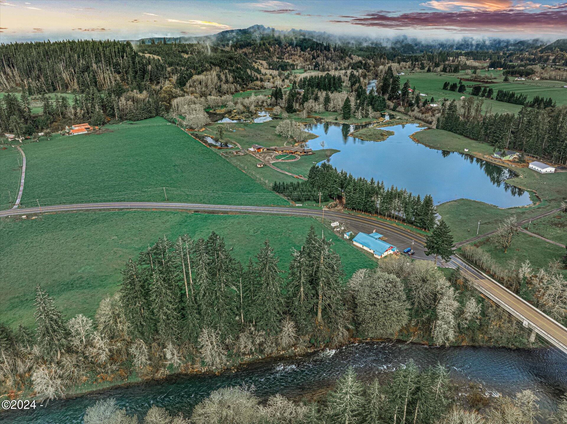 7550 Logsden Road Siletz, OR 97380 - Photo 3 of 25 Aerial View