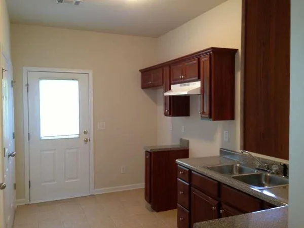 wooden view of a closet area