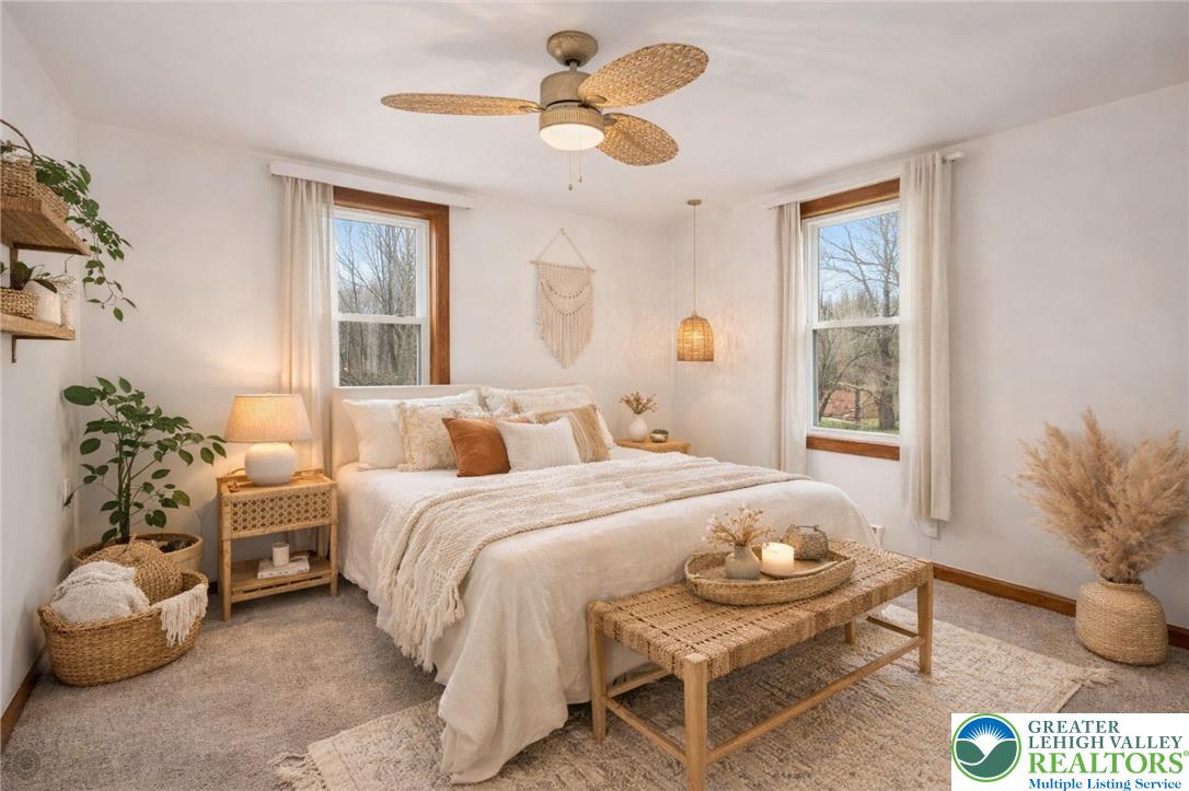 7309 Bell Gate Road Coopersburg, PA 18036 - Photo 31 of 58 a bedroom with bed and a window