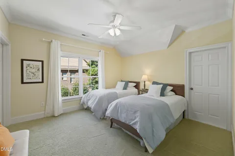 a view of a yard in front of a house