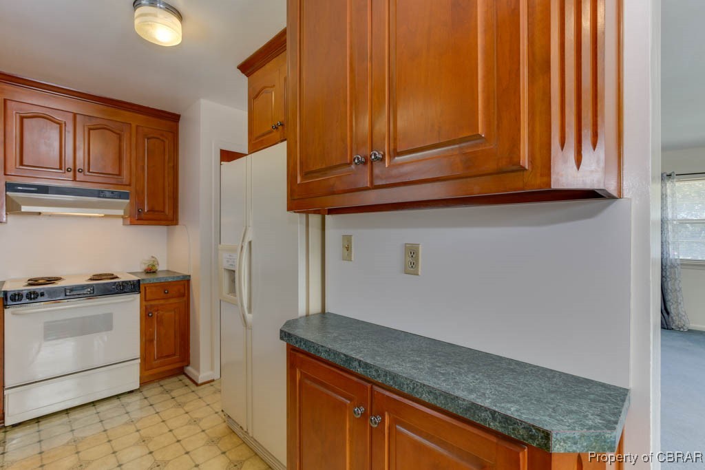3204 West Weaver Road Hampton, VA 23666 - Photo 13 of 27 Kitchen with white appliances