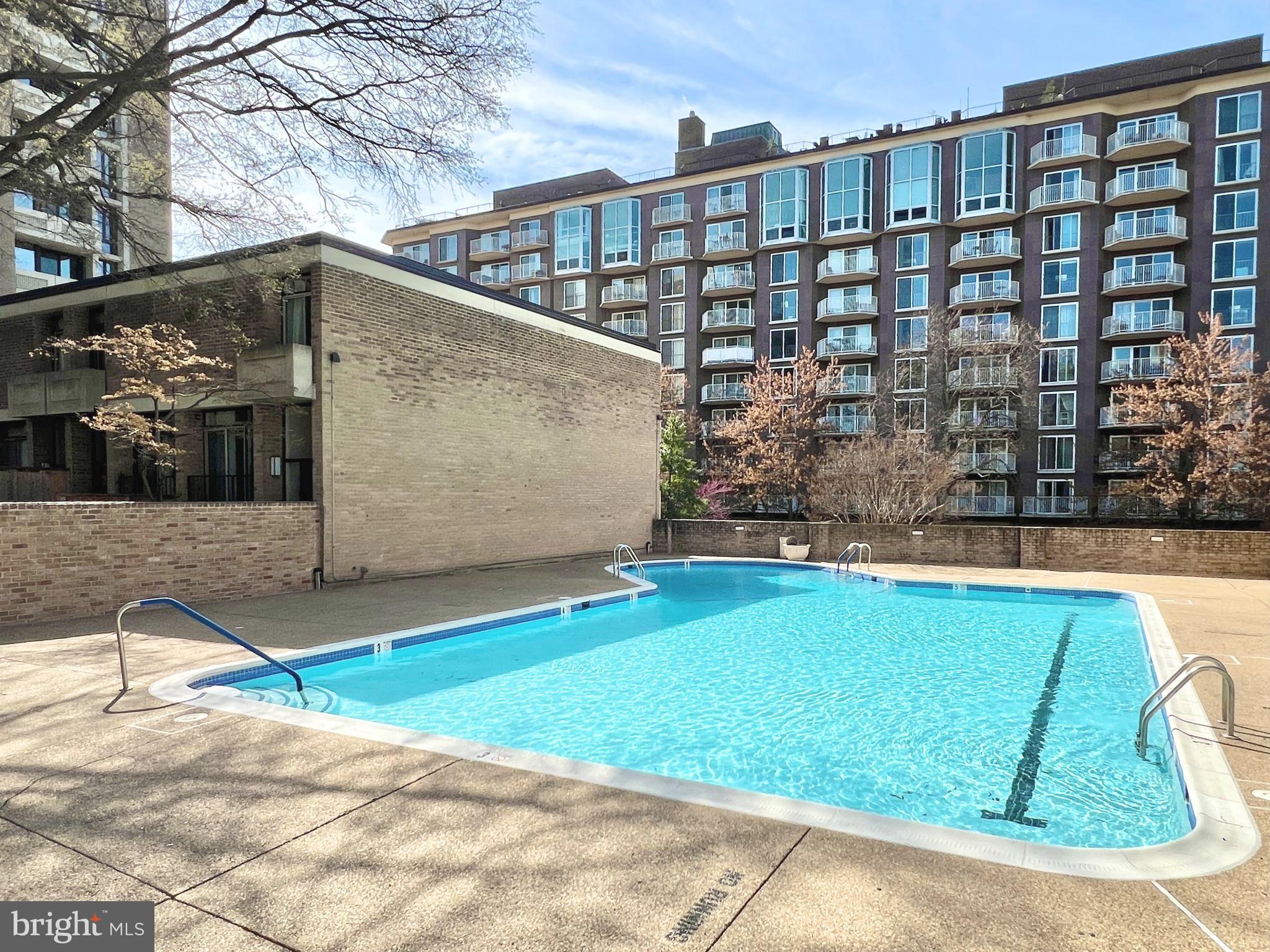 490 M Street Southwest, Unit W602 Washington, DC 20024 - Photo 12 of 24 a view of a swimming pool