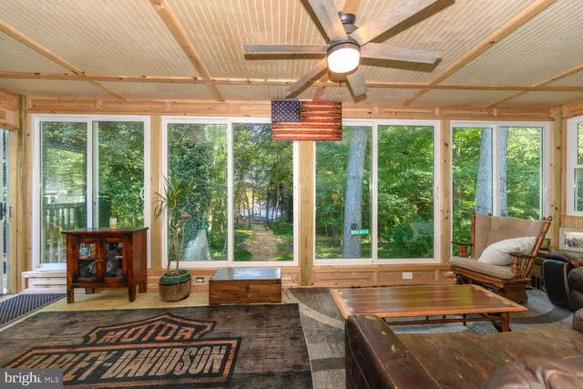 a outdoor space with furniture