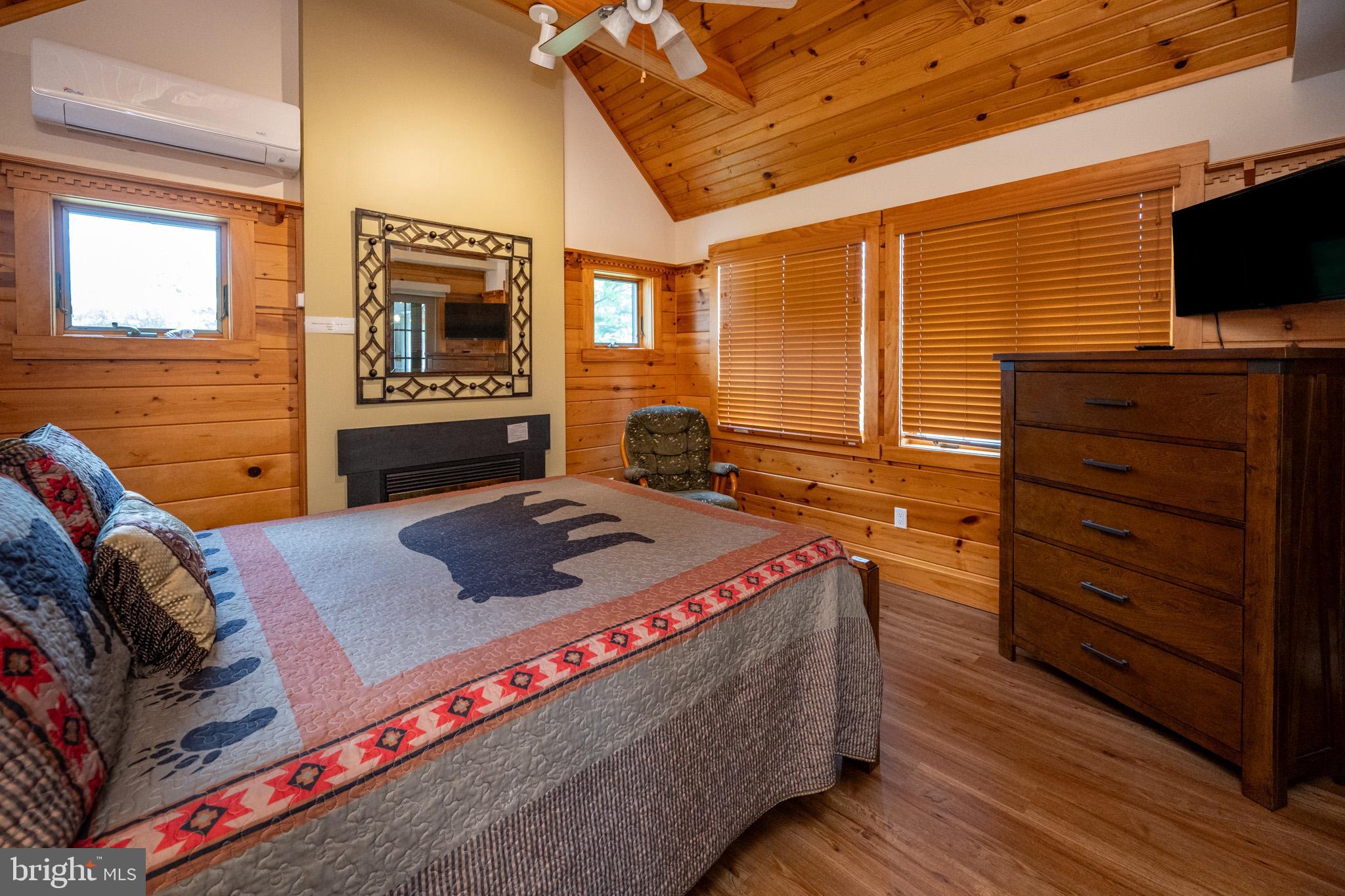 201 Rock Lodge Road McHenry, MD 21541 - Photo 21 of 75 a living room with furniture and flat screen tv
