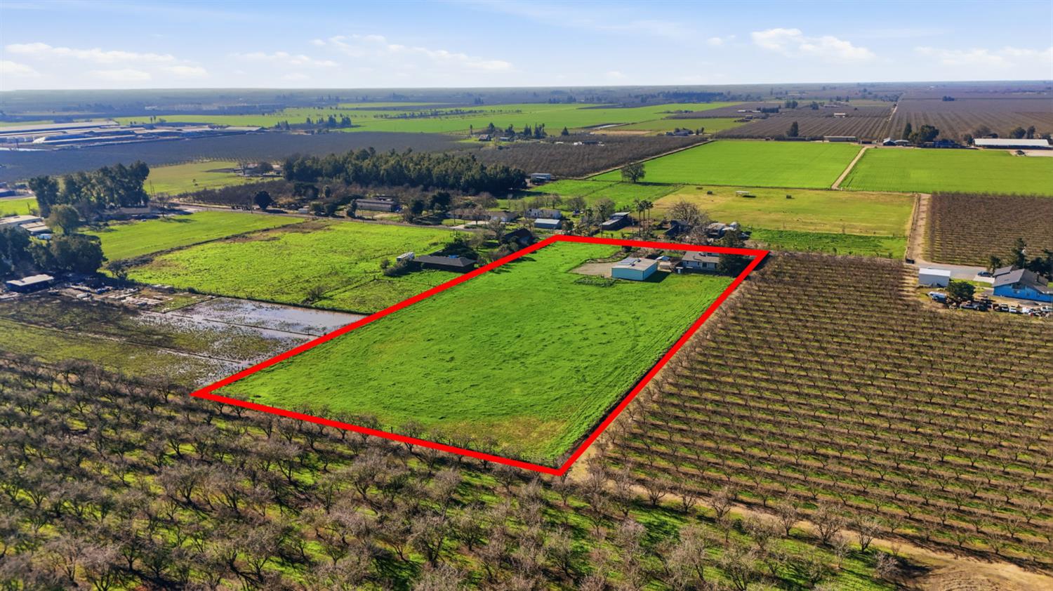 16166 Lawrence Road Escalon, CA 95320 - Photo 50 of 56 an aerial view of a tennis ground