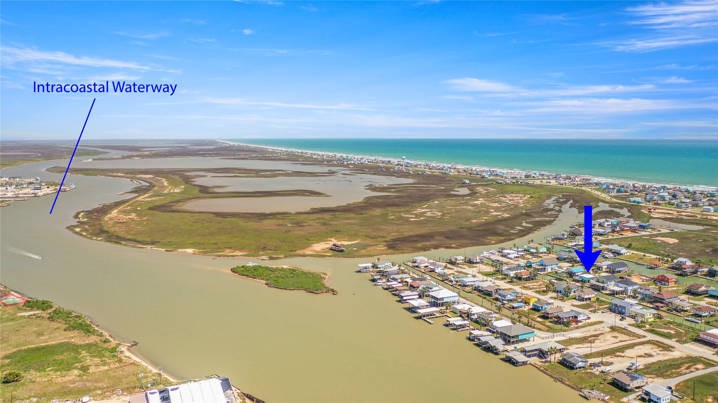 321 Pompano Lane Surfside Beach, TX 77541 - Photo 34 of 36 a view of a ocean view