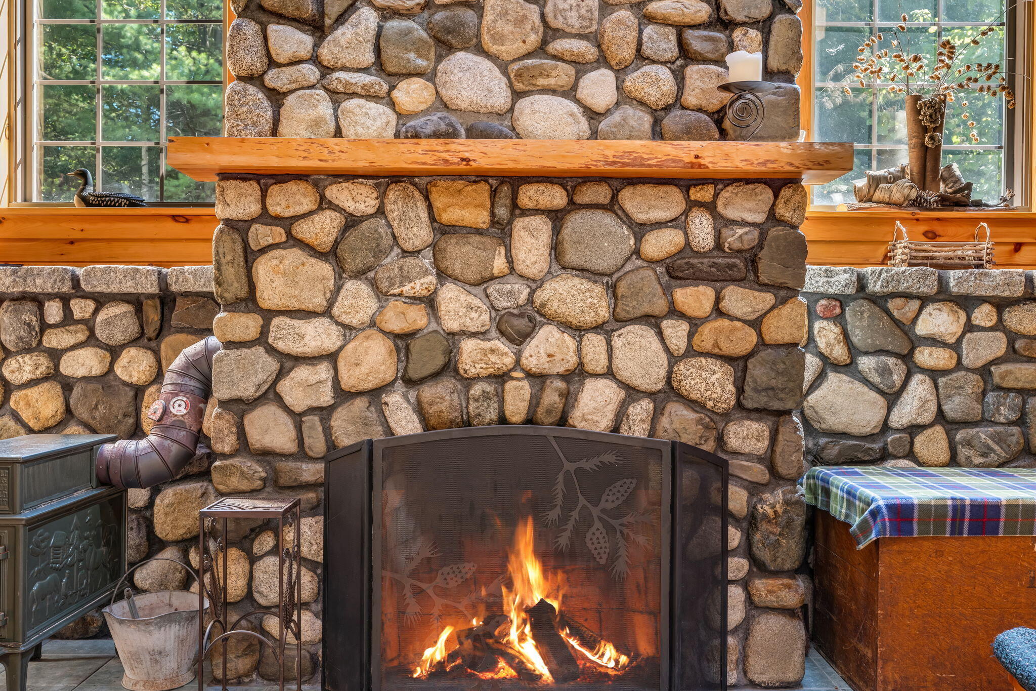 75 Menatoma Camp Road Readfield, ME 04355 - Photo 14 of 221 FIREPLACE