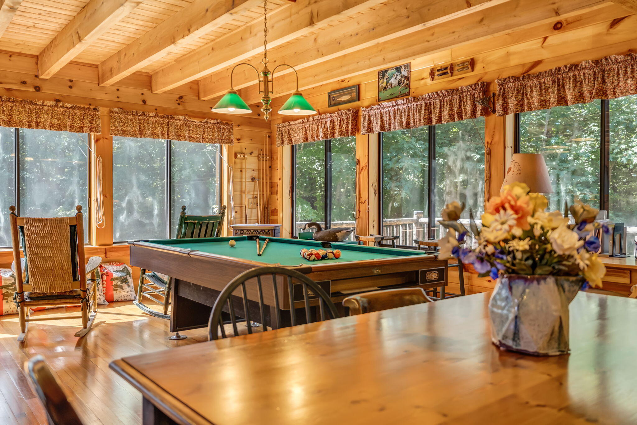 75 Menatoma Camp Road Readfield, ME 04355 - Photo 29 of 221 LIVING AREA/GAME ROOM/DINING