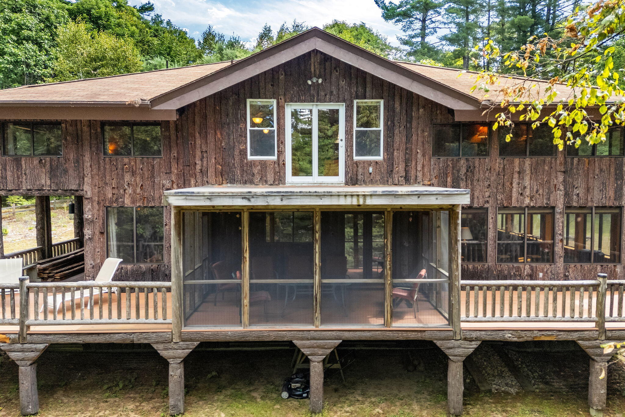 75 Menatoma Camp Road Readfield, ME 04355 - Photo 43 of 221 SCREEN PORCH & SIDE DECKS