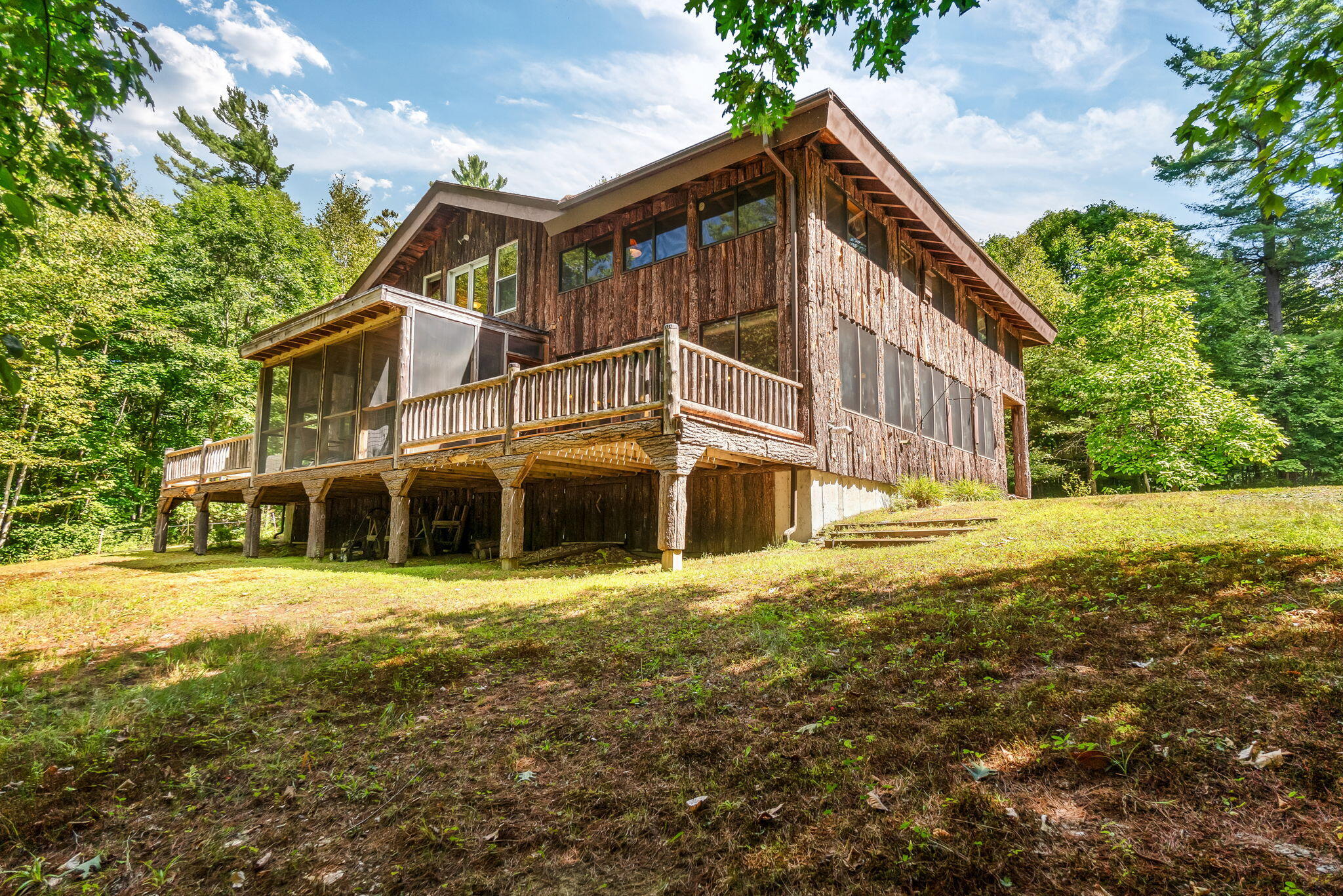 75 Menatoma Camp Road Readfield, ME 04355 - Photo 46 of 221 SCREEN PORCH & SIDE DECKS