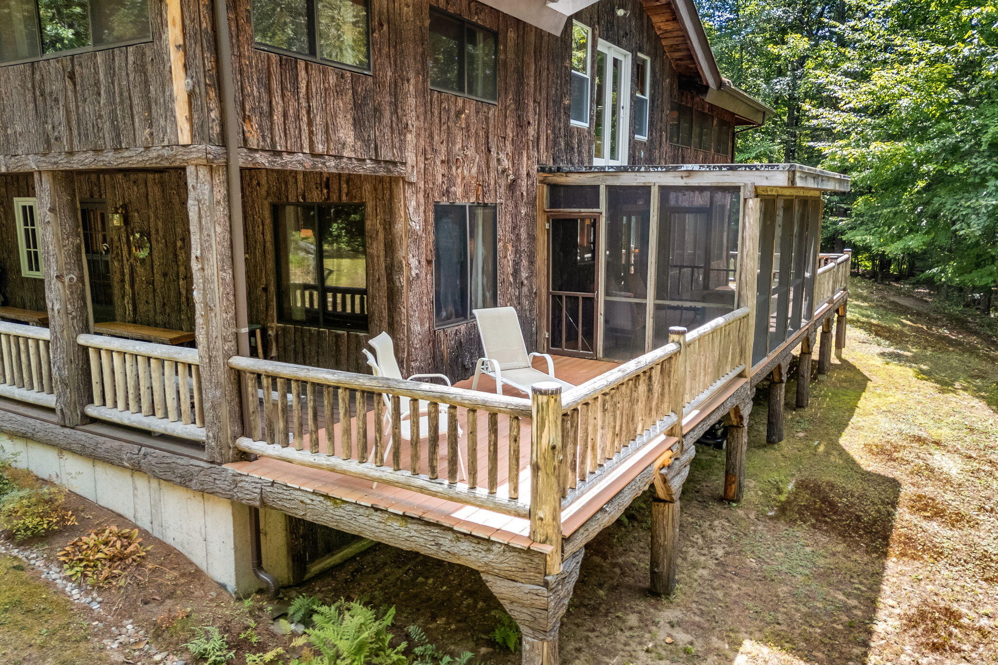 75 Menatoma Camp Road Readfield, ME 04355 - Photo 49 of 221 NORTH SIDE DECK & COVERED PORCH