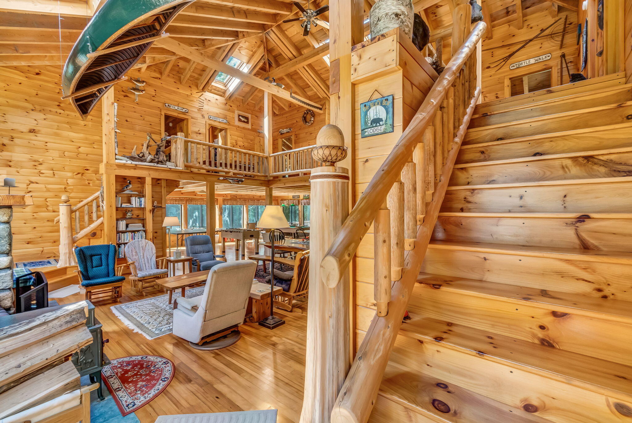 75 Menatoma Camp Road Readfield, ME 04355 - Photo 51 of 221 STAIRS TO SECOND LEVEL