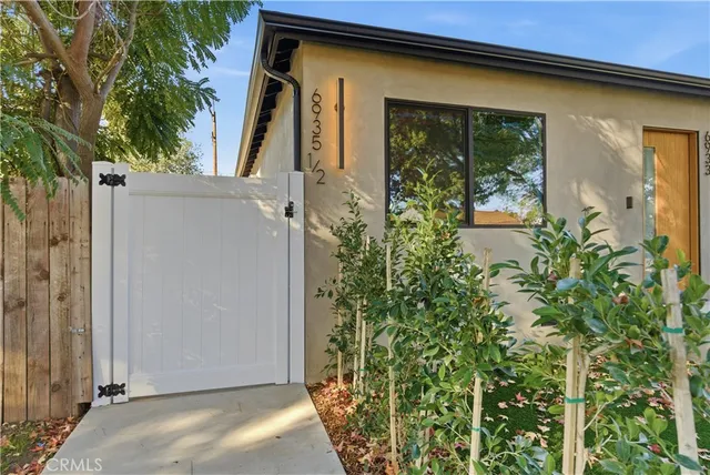a view of a house with a garage