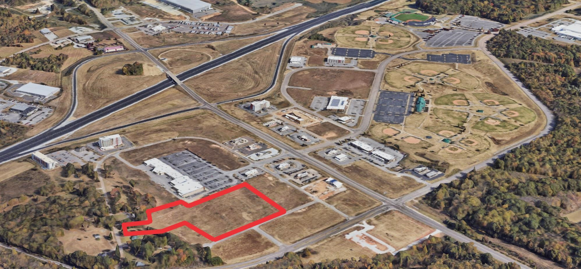 0 Chloe Pl Road Jackson, TN 38305 - Photo 4 of 8 an aerial view of a yard