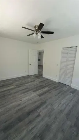 view of a room with door