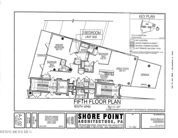 $2,750,000 | 350 Ocean Avenue, Unit 502, Long Branch, NJ 07740