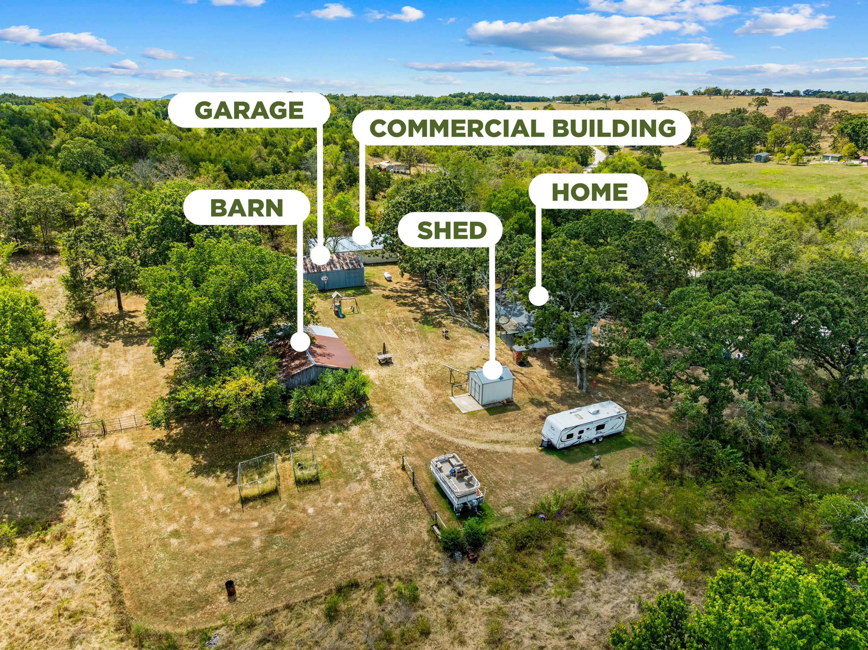 582 Washington Road Shell Knob, MO 65747 - Photo 2 of 46 DJI_0685-labels