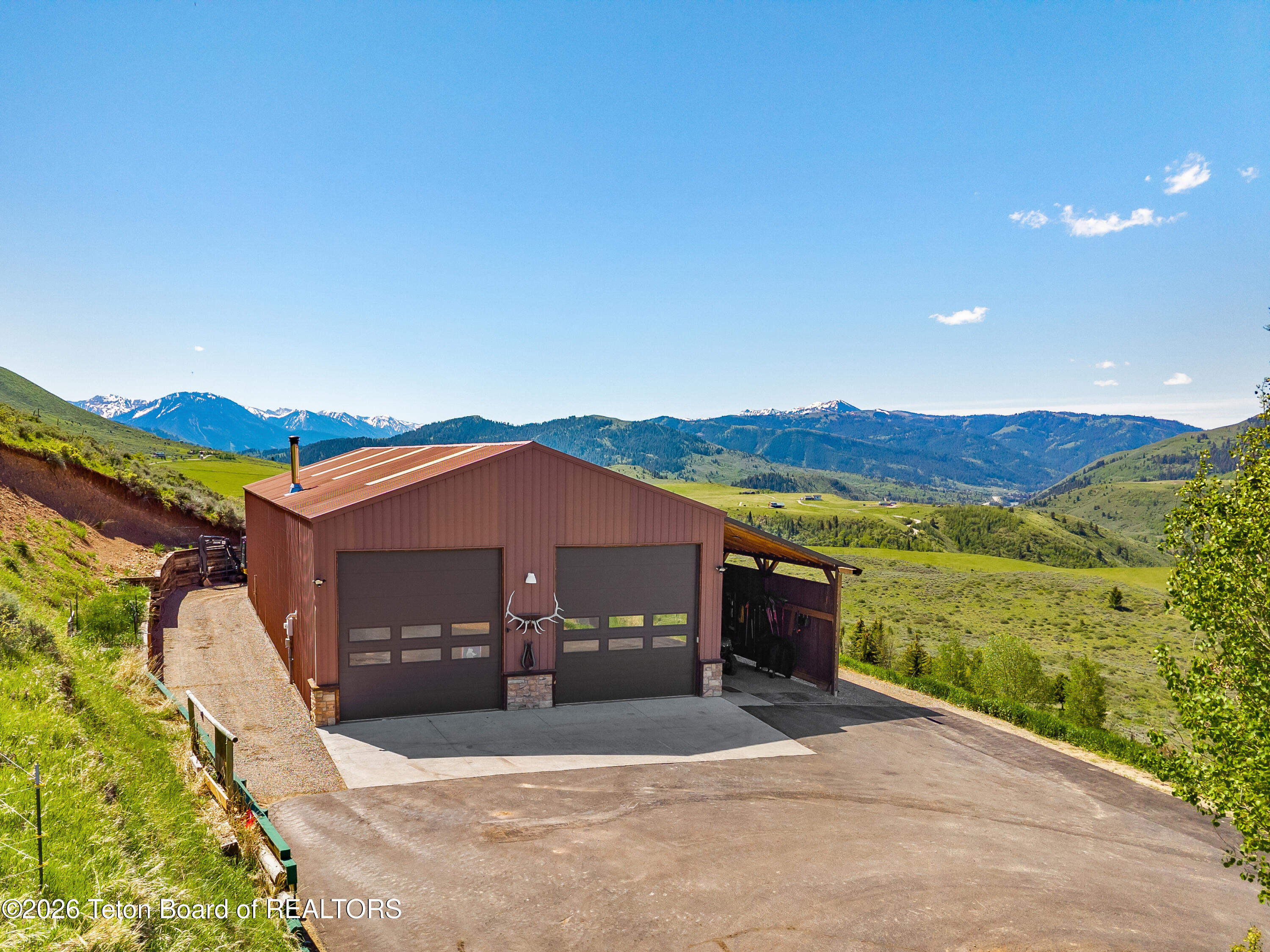 2490 La Bonte Road Jackson, WY 83001 - Photo 43 of 50 Drone Exterior Shop