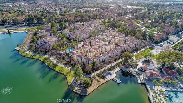 a view of a city with water view